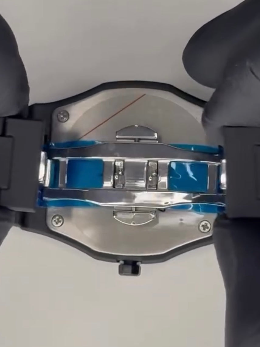 Black Arabic Aura Watch Carbon Fiber Light weight 43 grams