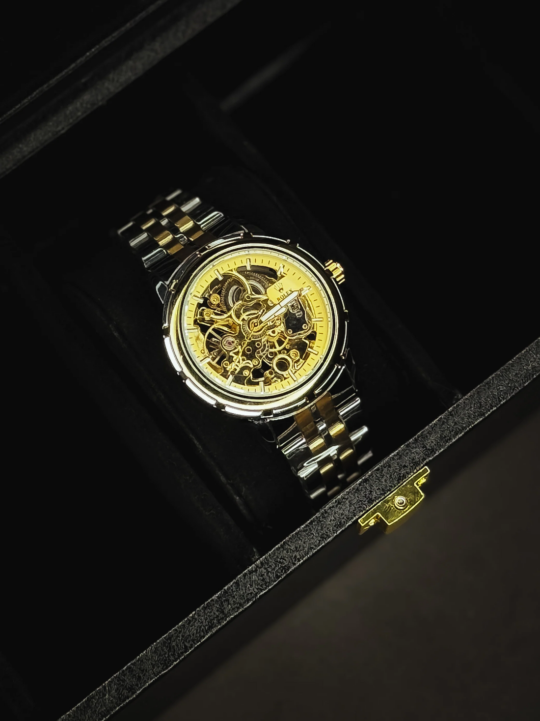 Premium Full Automatic Skeleton Fitron Watch